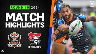 NRL 2024 | Wests Tigers v Knights | Match Highlights