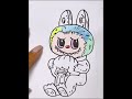 how to draw labubu macaron cute u0026 easy step by step tutorial labubu