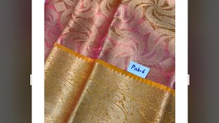 🥳PINK Tissue Silk Mela‼️Ethnic premium  Wedding Tissue silk sarees😍850+$😍8921889811