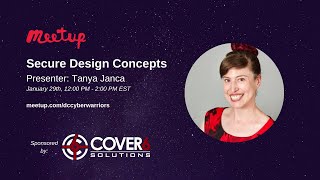 Secure Design Concepts w/ Tanya Janca