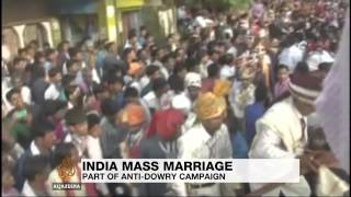 15,000 couples across India marry in mass ceremony