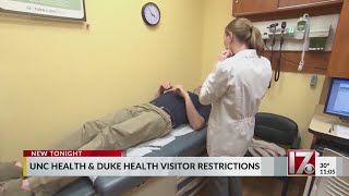 UNC Health joins Duke Health on visitor limits as respiratory illnesses spike