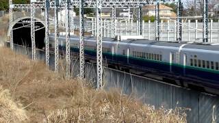 【HD】 JR East Shinkansen Series 200 （Haruna Tunnel）