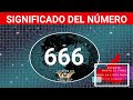 NUMEROLOGÍA🤍Significado del número 666❓ Numero 666 en lo espiritual🙏 NUMERO 666 ANGELICAL