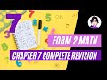 PT3 KSSM Mathematics Form 2 (Coordinates) Chapter 7 Complete Revision