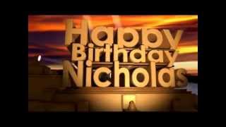 Happy Birthday Nicholas