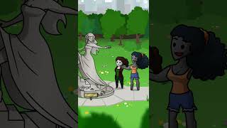 the statue #animation #funny #animated