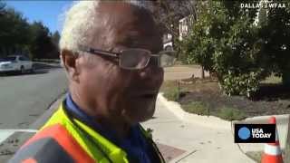 Dads give beloved crossing guard awesome surprise