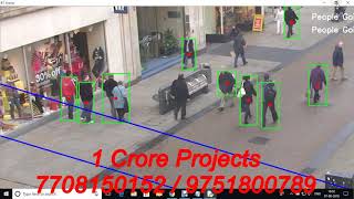 Pedestrian Flow Counter Using OpenCV Python - 1Crore Projects