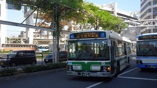 【3DFHD】千葉内陸バス 1148(HINO Blue RibbonⅡ) みつわ台 千葉駅東口BT⇒みつわ台車庫 前面展望('14.10.18午前)