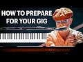 How to prepare for your gig on keyboards