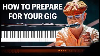 How to prepare for your gig on keyboards