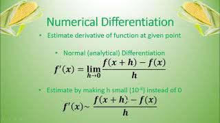 Numerical Differentiation & Code Explained in 2 Minutes | Learn Numerical Analysis with Python