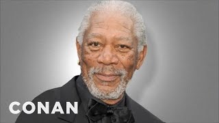 Morgan Freeman's New Pro-Obama TV Ad | CONAN on TBS