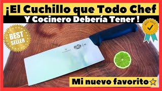 Descubre Por Qué Necesitas Este Cuchillo de Chef Victorinox Tipo Chino  en Tu Cocina