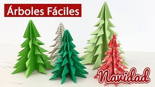 🎄 Árbol de Navidad de papel manualidades fáciles para Navidad