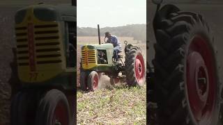 OLIVER 77 Tractor Plowing #bigtractorpower