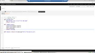 Web development using web2py and python part 6