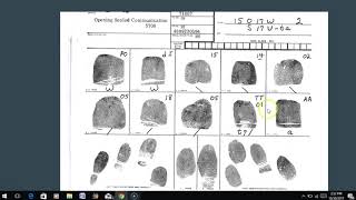 NCIC and AFIS Classifications