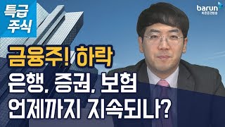 [특급주식] 금융주! 총체적 하락하는 은행, 증권, 보험 업계! 언제까지 지속되나? (송범선 전문가)