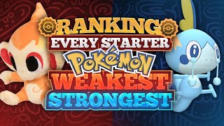 Ranking the Starter Pokemon Weakest to Strongest