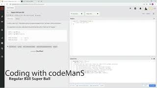 (Archived) Codewars 8 kyu Regular Ball Super Ball JavaScript