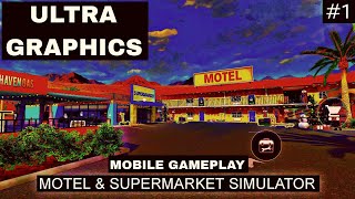 100 LUXURY ROOMS | SUPERMARKET \u0026 MOTEL SIMULATOR | MOBILE GAMEPLAY #1