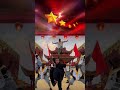 如果信仰有颜色，那一定是中国红！赞比亚少林寺文化中心祝祖国75岁生日快乐！