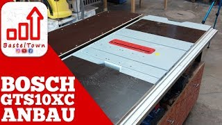 Bosch GTS 10 XC | Tisch flexibel erweitern | Das geht ganz einfach | Bastel Town