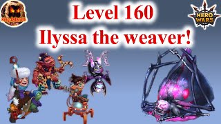 hero wars | Defeating the level 160 illysa the weaver!