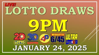 LOTTO  RESULT TODAY 9PM DRAW, JANUARY 24, 2025@Gaming Channel 15K36