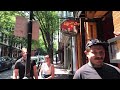 4k walking downtown richmond va saturday stroll in shockoe slip