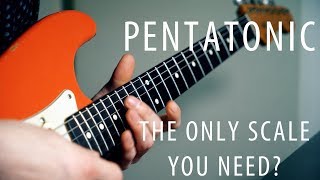 How to Play over Chords ONLY USING THE PENTATONIC scale!