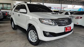 💥Toyota Fortuner 2.5 v 2013 -14  รถครอบครัว 7ที่นั่งเข้าใหม่สภาพนางฟ้าสวยเดิมน็อตไม่มีขยับ📌