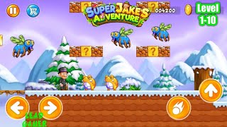 Super Jake's Adventure Level 1-10  #gameplay #gaming #games