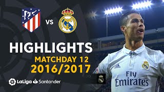 Resumen de Atlético de Madrid vs Real Madrid (0-3) J12 2016/2017