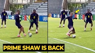 Luke Shaw looked sharp during the first full team training with England | Man Utd News