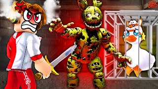 LUTO COM SPRINGTRAP PRA SALVAR MEU PATINHO NO ROBLOX!