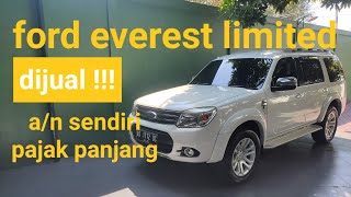 #Suv #ford #everest                   Dijual ford Everest 2014/15 limited an sendiri (terjual)