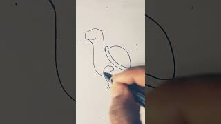 "How to Draw a Cute Turtle in Just a Few Simple Steps!" #viral #trending #youtubeshorts