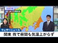 関東　昼間も気温上がらず 雨で寒い体感