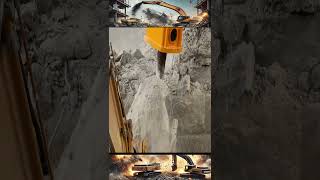 ndeco HP 25000 – The World's Most Powerful Hydraulic Breaker in Action!