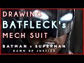 Drawing Batman Mech Suit | Batman V Superman | AJ's ArtZone