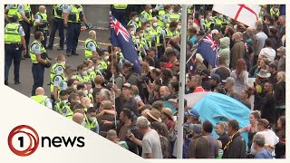 Anti-vaccine mandate protest continues outside Parliament