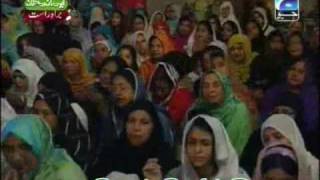 Mehfil-e-Shab-e-Eman 29th Ramadan Owais Raza Qadri  Geo Tv  [Mujhe Dar Pe Phir Bulana Part 1 ]