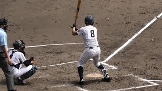 【4K】明石商 3番 来田   全打席　1 回もバット振らず 3 四球 ( 2019 秋季県大会 準々決勝)