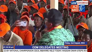 DRAMA IN KAKAMEGA ODM MEETING AS AFTER ANGRY KAKAMEGA GEN Z LECTURES ODM LEADERS FACE TO FACE