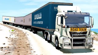 Road Train Accidents 3 | BeamNG.drive