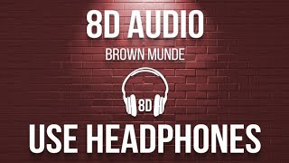 Brown Munde 8D Audio | Use Headphones Brown Munde 8D Song 🥵 #brownmunde #apdillion