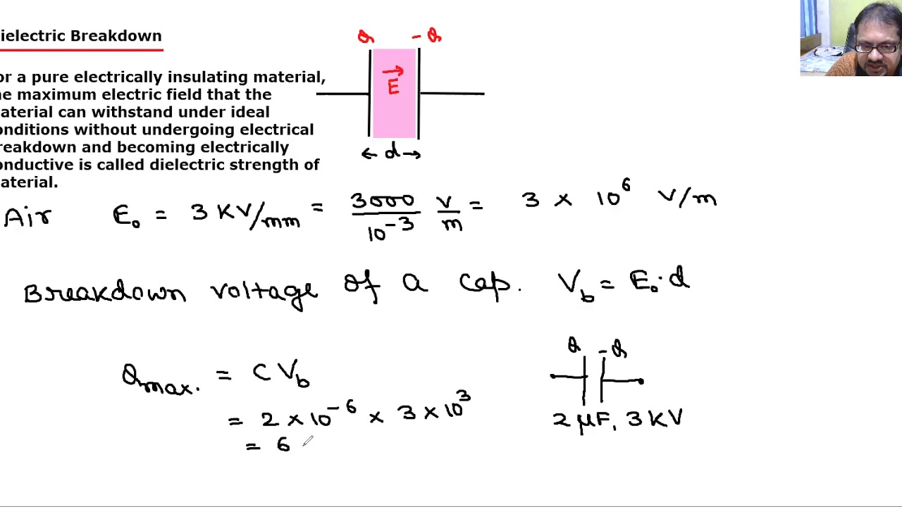 Capacitance | Lecture 15 | Dielectric Breakdown - YouTube